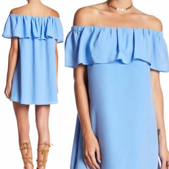 French Connection Off Shoulder Mini Dress Size XS - Picture 4 of 4